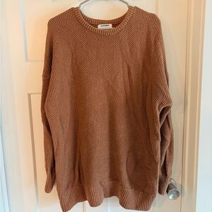 Old Navy Crewneck Sweater in Warm Brown